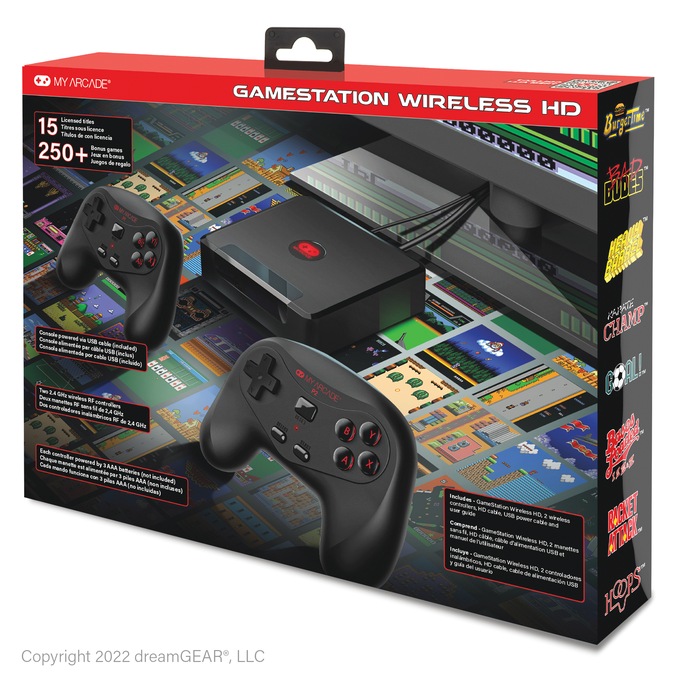 Gamestation Wireless Retro Console with 265 Games, , large