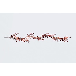 LED Lighted Mixed Berry and Cranberry Garland, , large