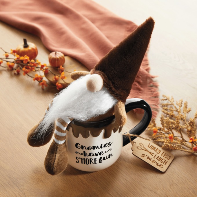 Ceramic S'More Mug With Gnome, , large