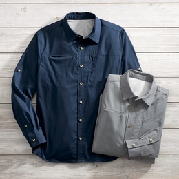 Men&#39;s Long Sleeve Convert Shirt, , large