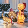 Lit Christmas Dog or Cat, , large