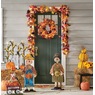 Lit Fall Wreath, , large