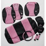 14-Piece Seat Cover Kit, Pink, large