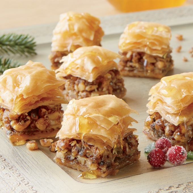 Miniature Baklava Desserts Swiss Colony