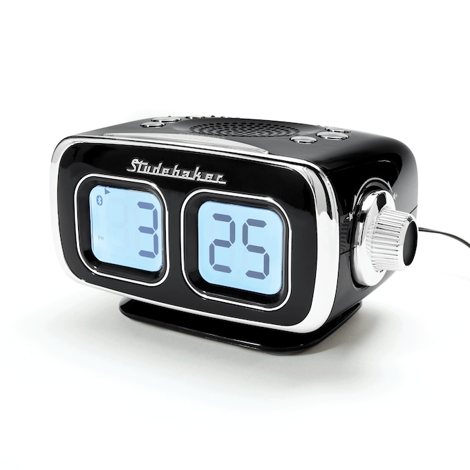 Studebaker Retro Digital Clock with Bluetooth, , large