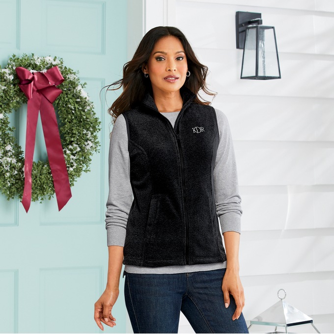 Personalized Women&#39;s Fleece Vest, , large
