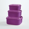 6-Piece Plastic BPA-Free Food Storage Set, , large