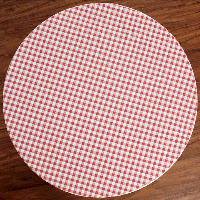 Retro Round Fitted Table Cover, , large