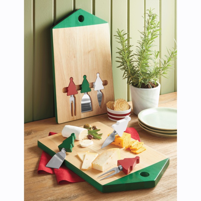 Christmas Serving Board with Utensils, , large