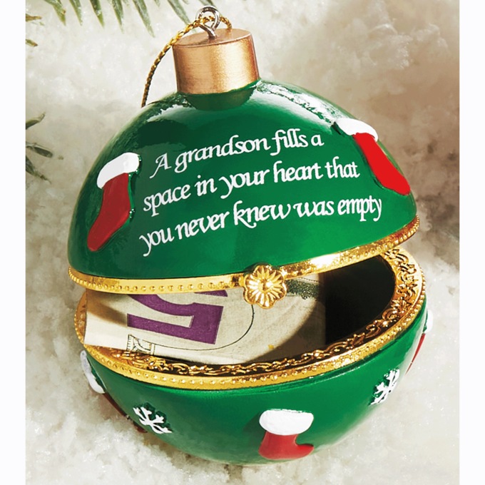 Grandchild Trinket Box Ornament, , large