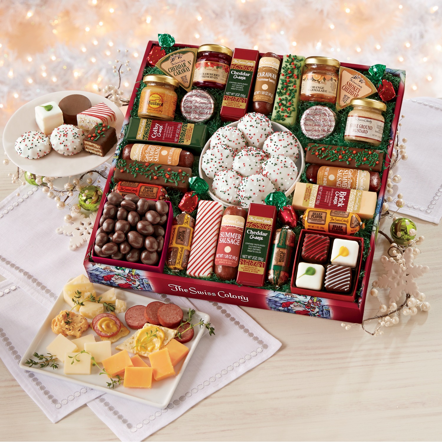 27 Favorites + Christmas Petits Fours Gift Bundle Swiss Colony
