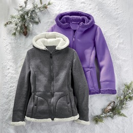Sherpa Trim Jacket, , large