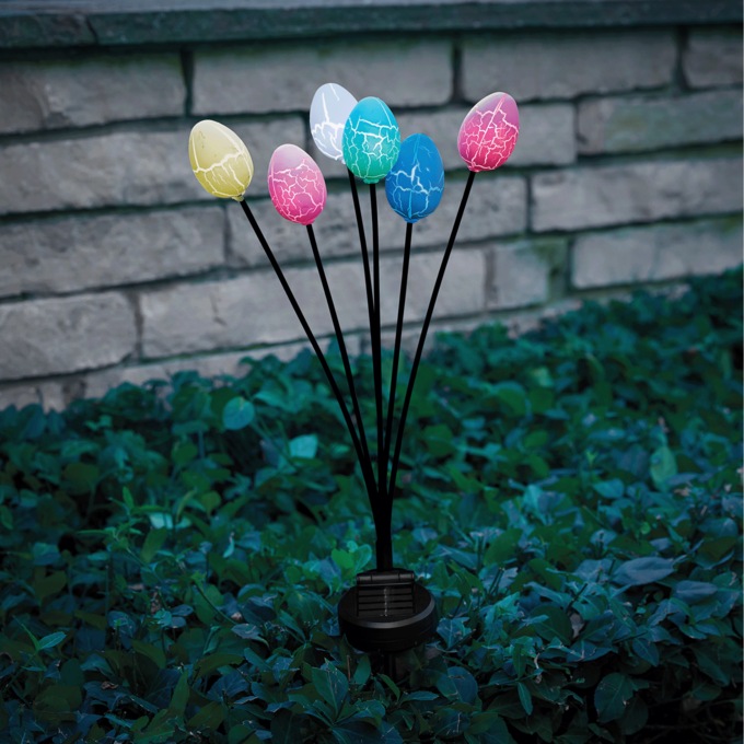 Spring Holiday Swaying Solar Stakes, , large