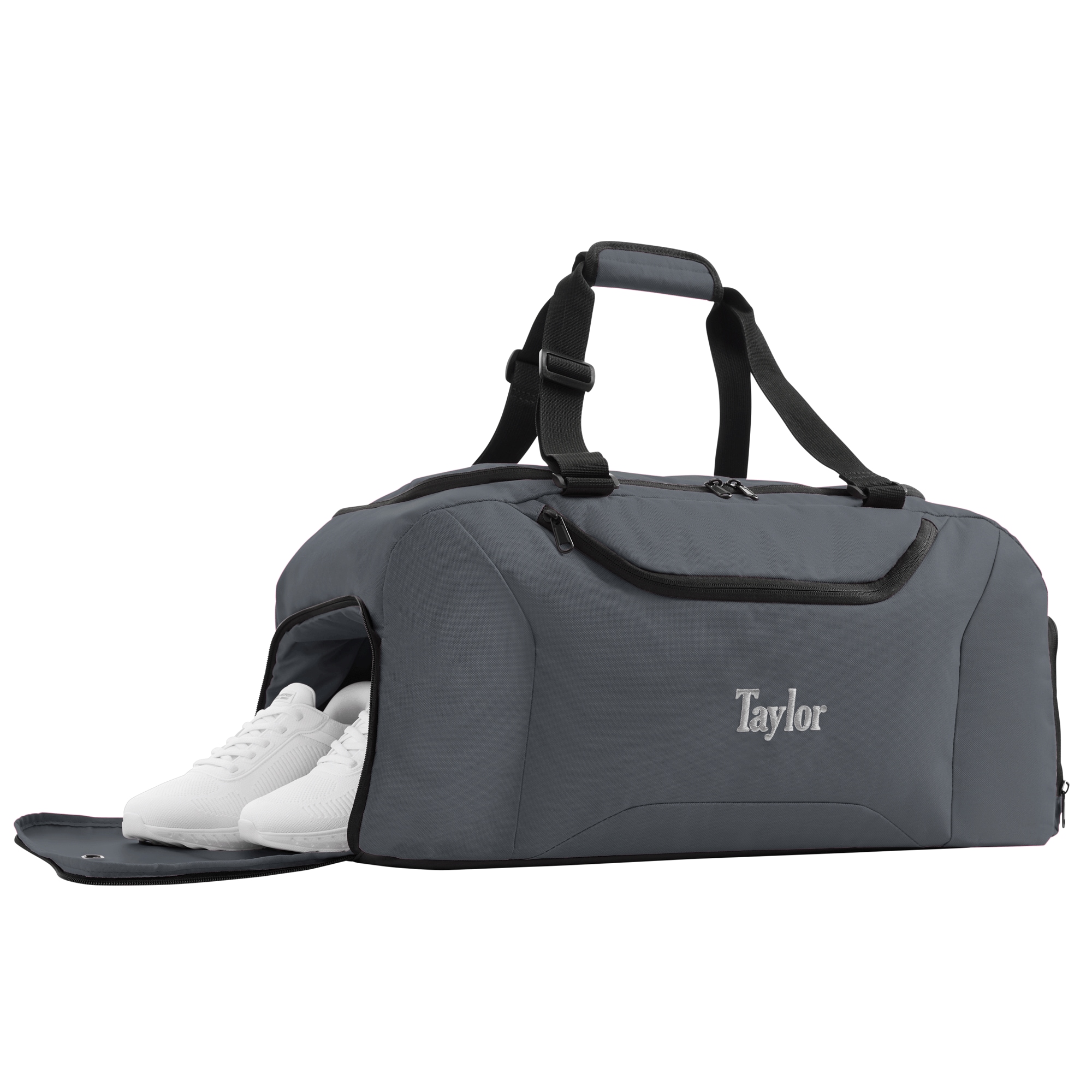 Personalized 23" Duffel with Shoe Pocket, Graphite, large