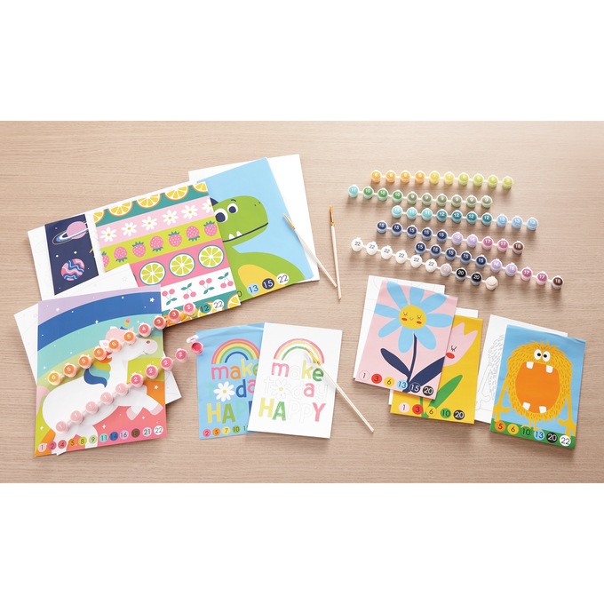 Holiday Cards Paint by Number Kit/paint by Number Kit/kids