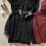 Men's Fleece Reversible Hoodie with Front Zipper and Kangaroo Pocket, , large