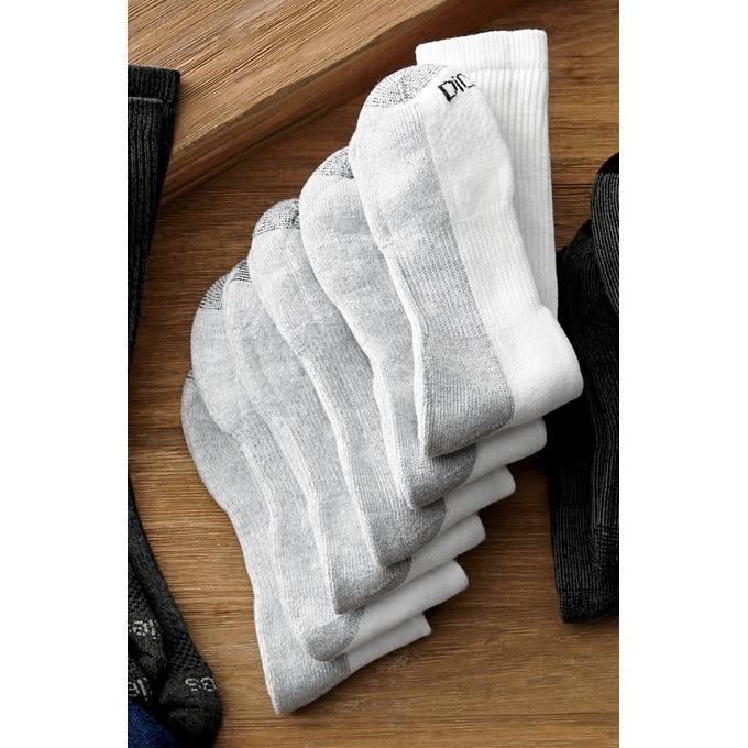 6-Pair Pack Men's Dri-Tech Crew Socks, , large