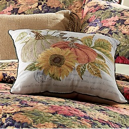 Harvest Hooked Pillow, , large