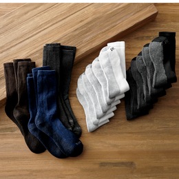 Dickies 6-Pair Pack Men&#39;s Dri-Tech Crew Socks, , large