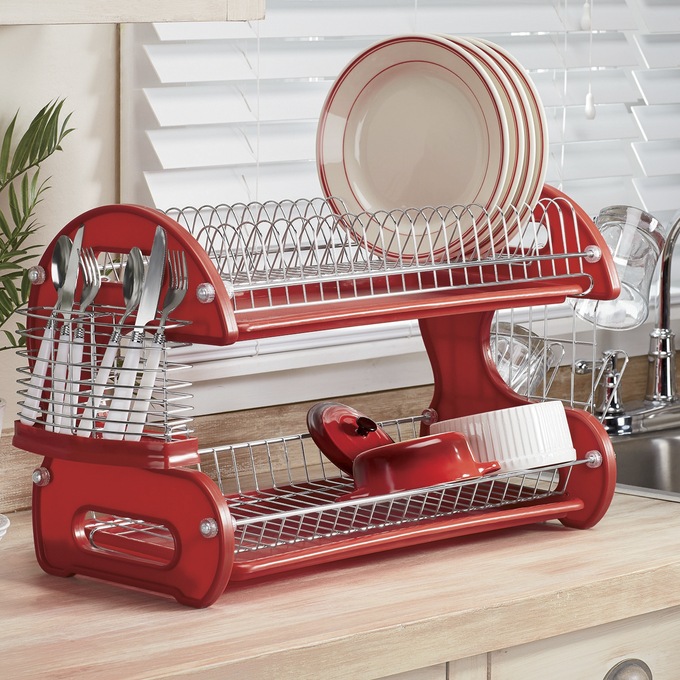 2-Tier Dish Rack, , large