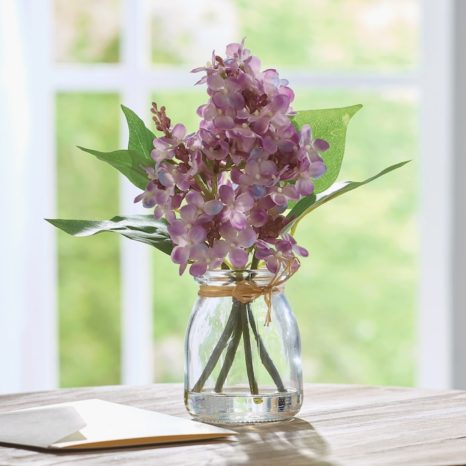 Purple Lilac Vase, Purple, large