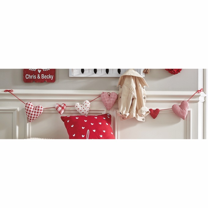 Valentine Hearts Garland, , large