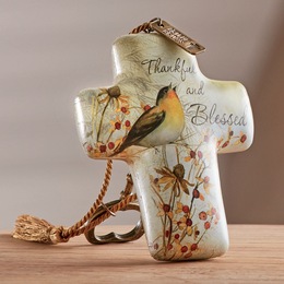 Inspiration Cross with Metal Key, , large