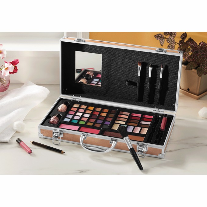 Luxe Makeup Train Case Kit, , large