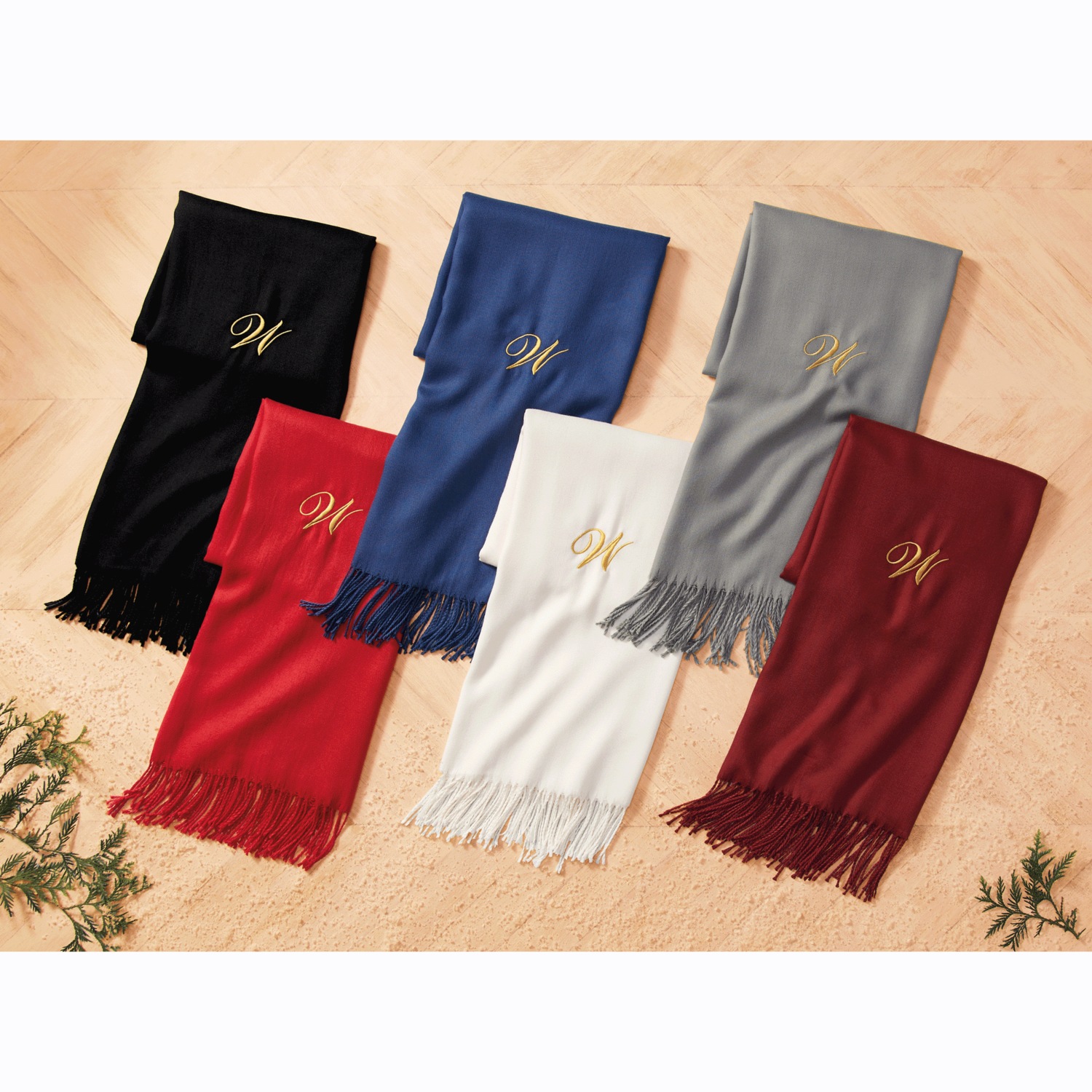 Personalized Fringe Scarf | Swiss Colony