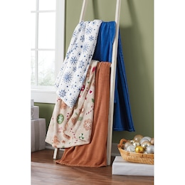 Set of 2 Holiday Novelty Throws, , large