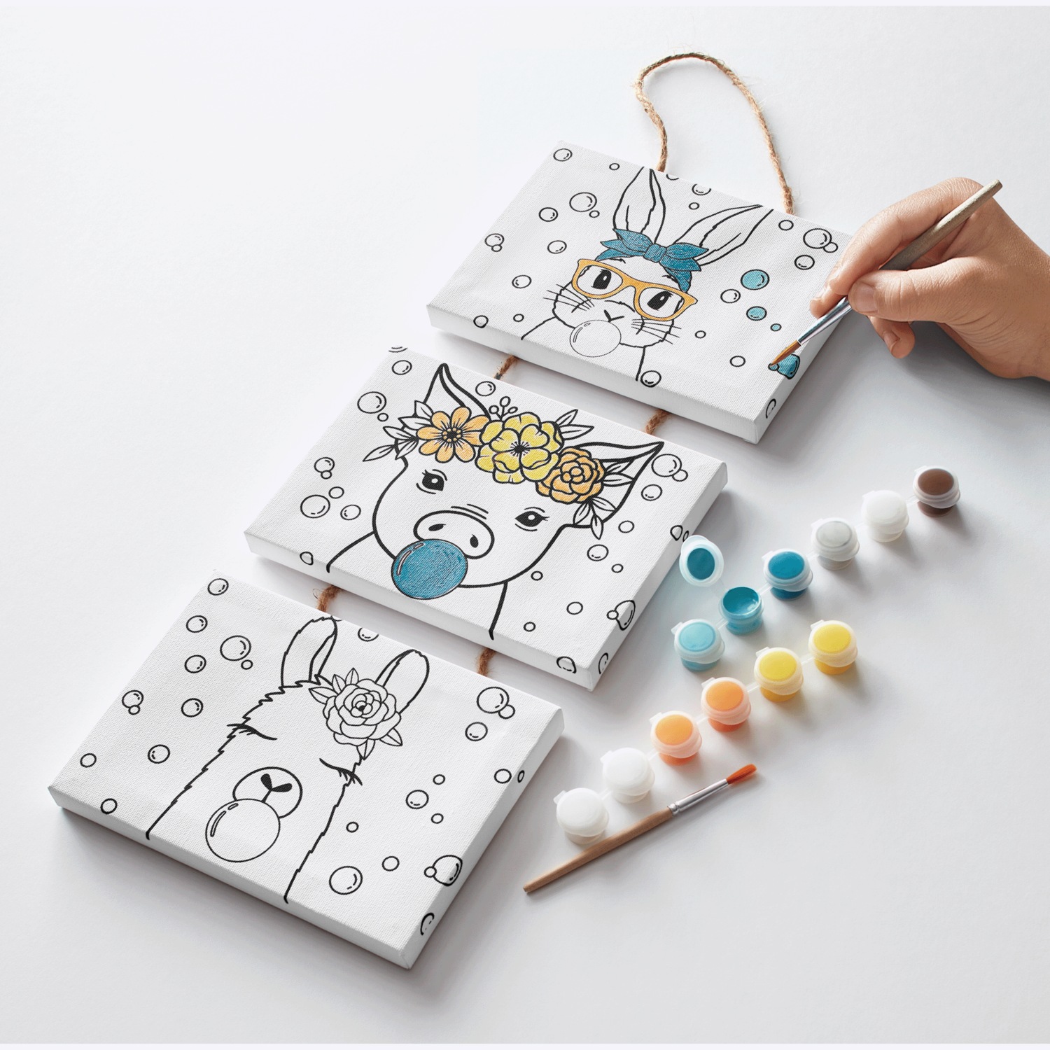 Art 101 Set of 3 Hanging Canvases Art Set Swiss Colony