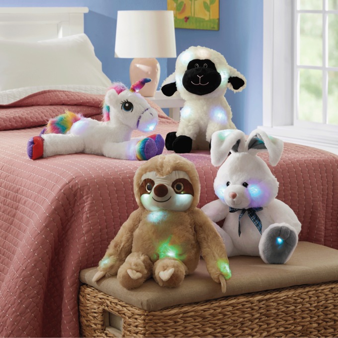 Plush Stuffed Animal with Music Light Swiss Colony