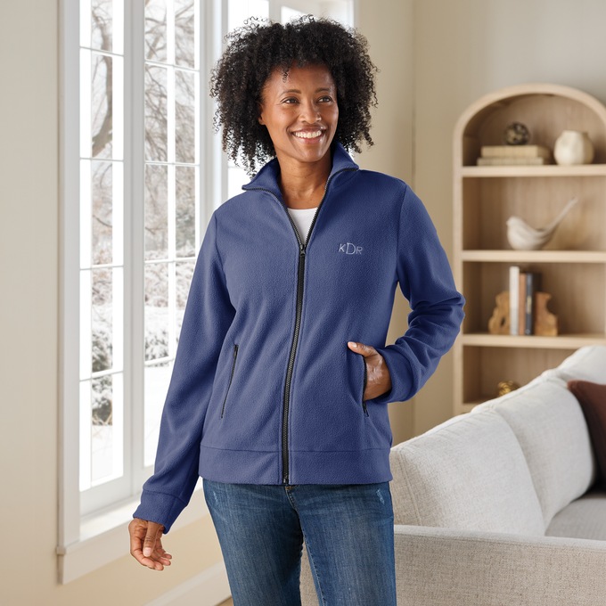 Personalized Women's Fleece Jacket, , large