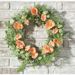 Poppy and Pods Wreath, , large
