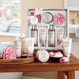 7-Piece Jasmine and White Tea Bath Set, , large