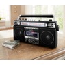 Supersonic 4-Band Radio and Cassette Player with Bluetooth, , large