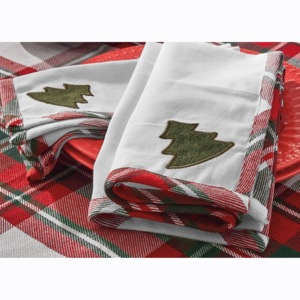 Set of 4 Holiday Napkins, , large