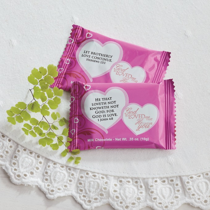 Scripture Chocolates Heart Tin, , large