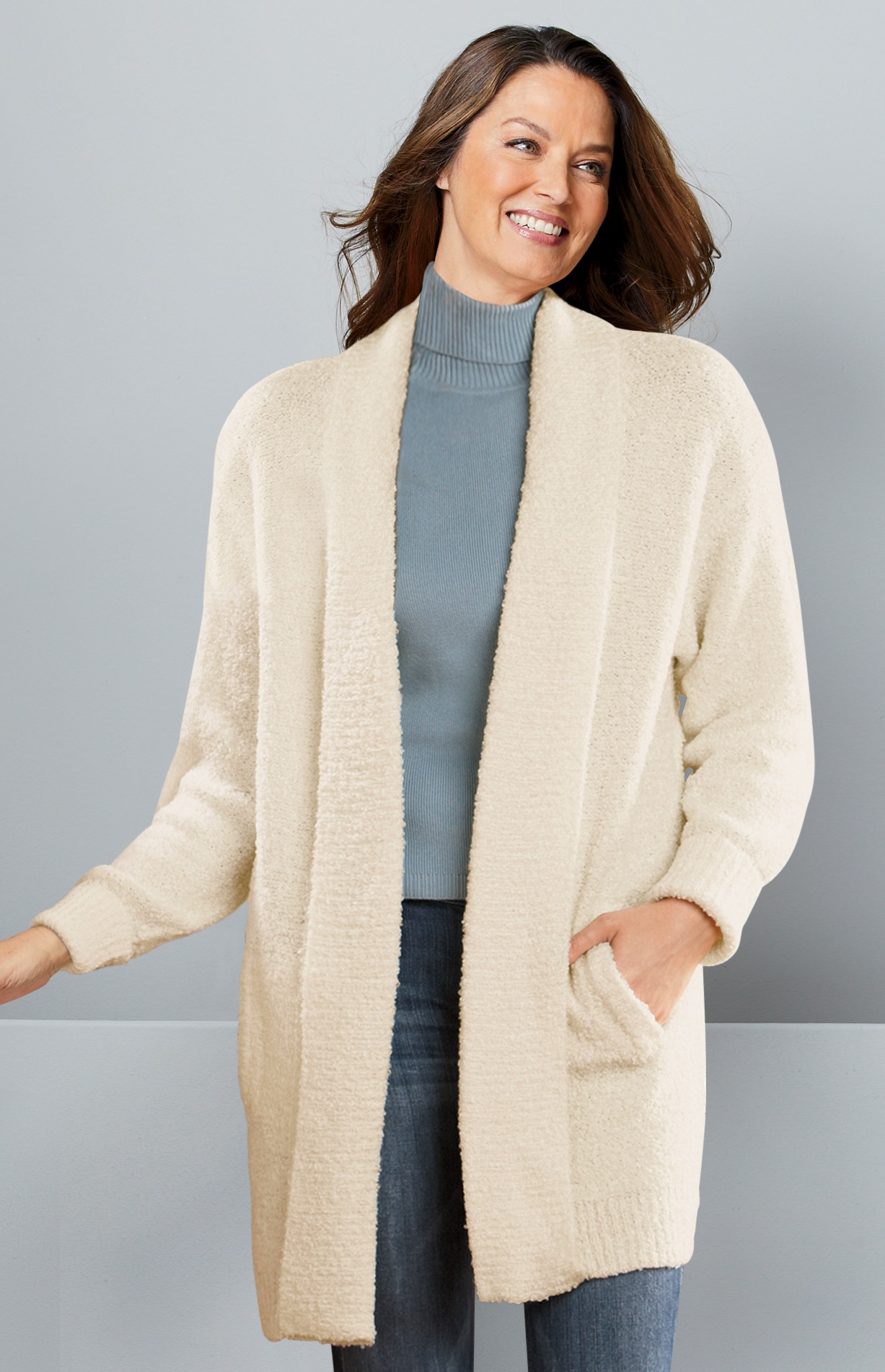 buffalo boucle cardigan