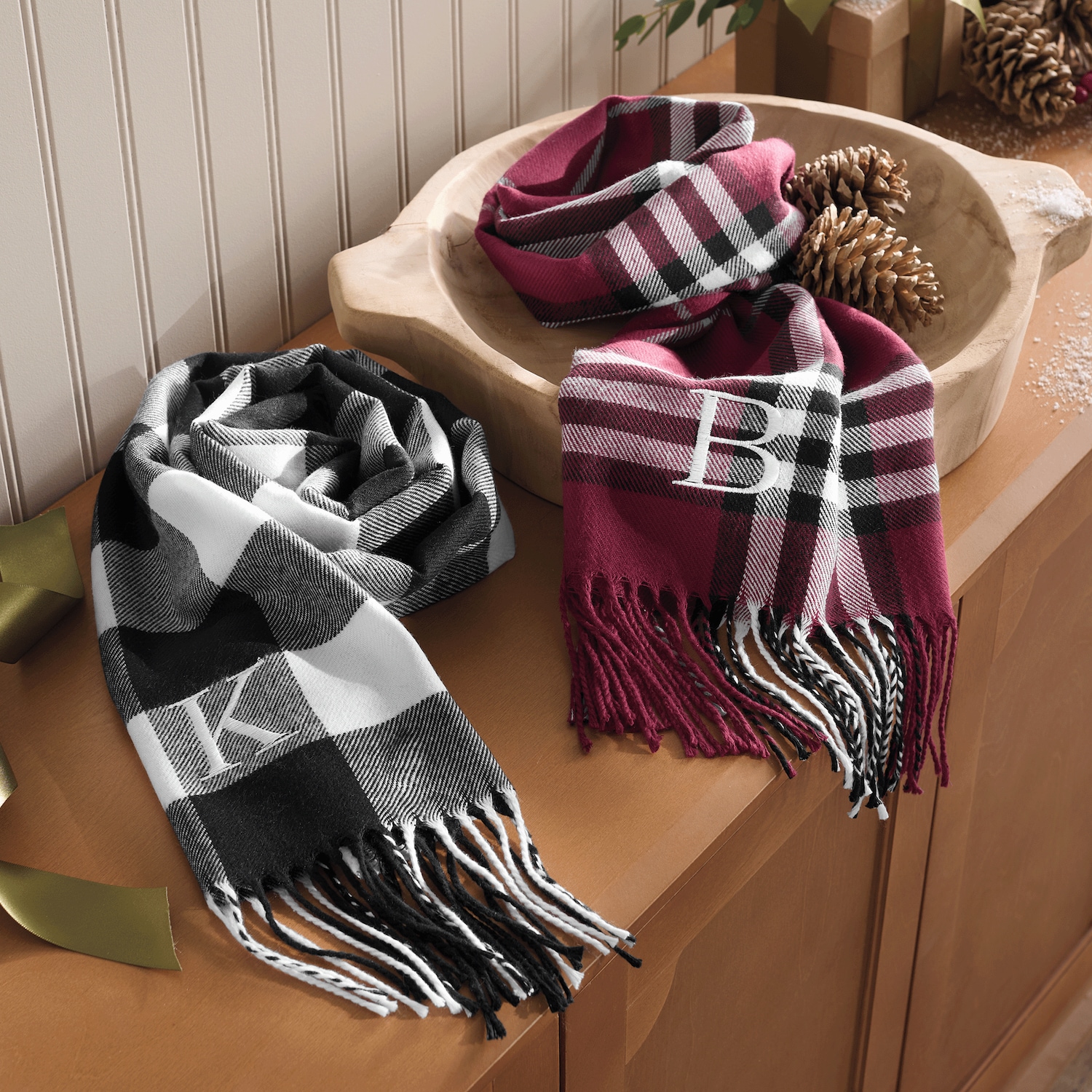 Men's Plaid Scarf | Swiss Colony