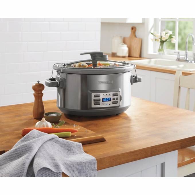 7 Quart Digital Slow Cooker with Temperature Probe + Precision