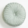 Round Gingham Pillow, , large