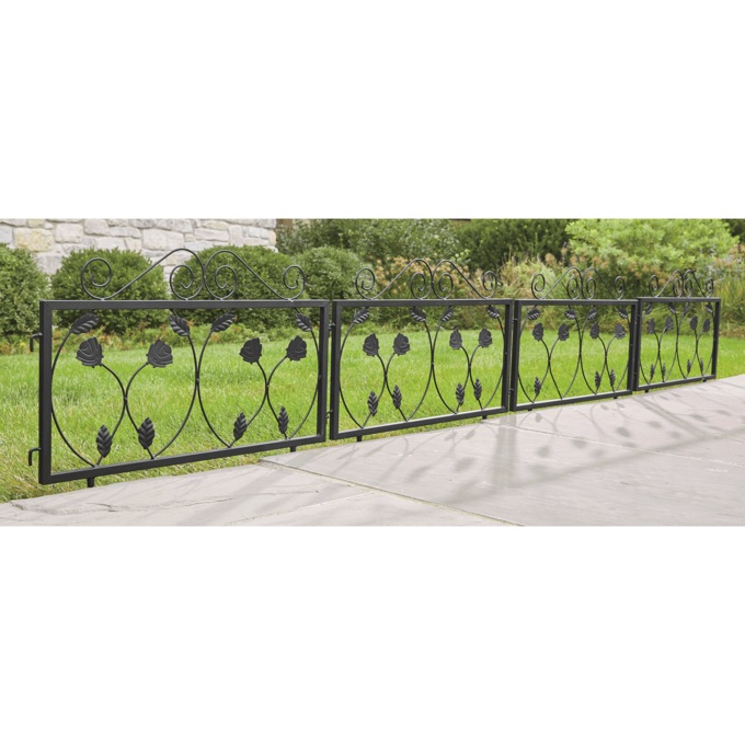 Iron Garden Fencing, , large