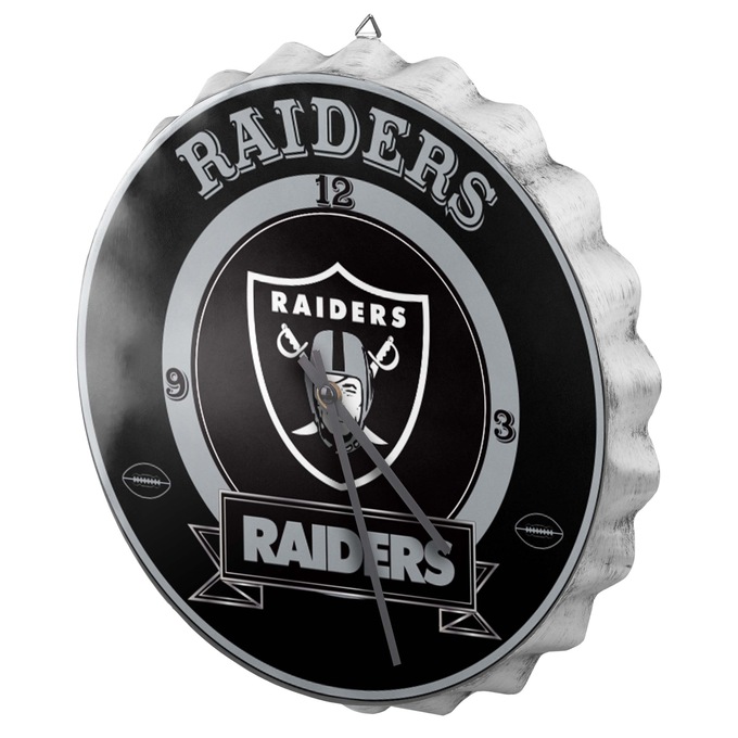 NFL Bottle Cap Wall Clock Swiss Colony