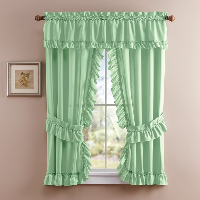 Mayfair Cape Cod Valance, Soft Sage, large