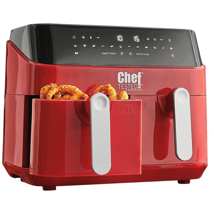 Cooks Dual-Basket Air Fryer 8 Quart Touchscreen 22324 22324C