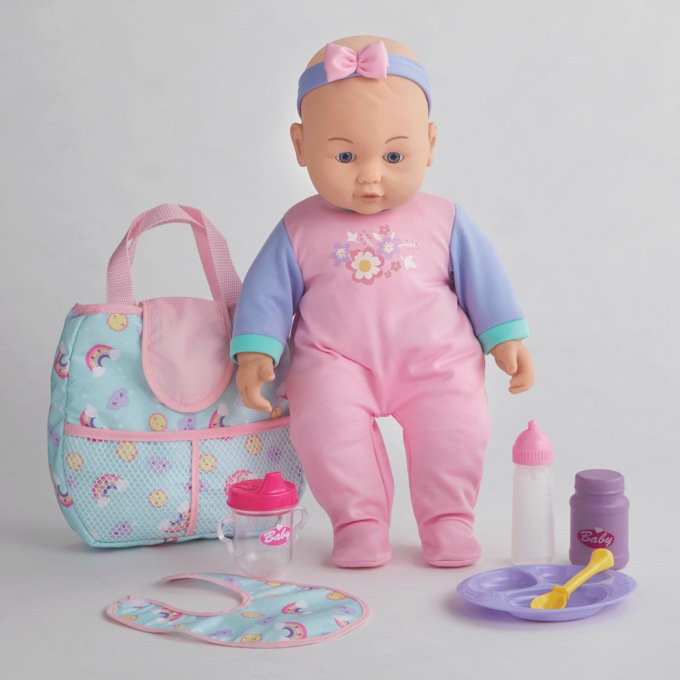 Doll with Pram Set, , large