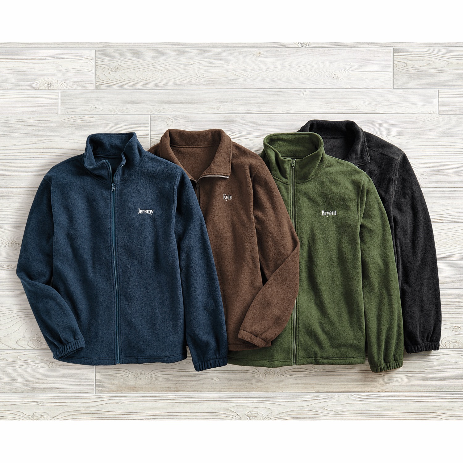 Men s Personalized Fleece Jacket Swiss Colony