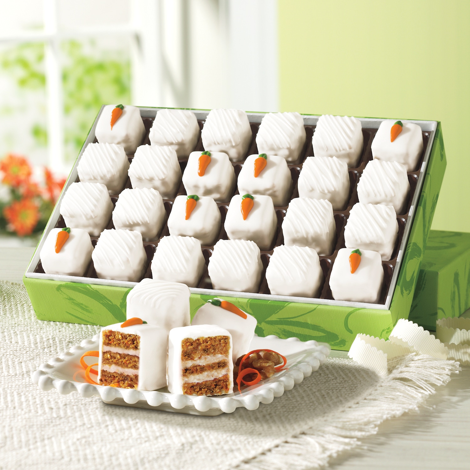 Carrot Cake Petits Fours | Swiss Colony