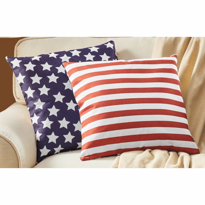 Reversible Americana Accent Pillow, , large